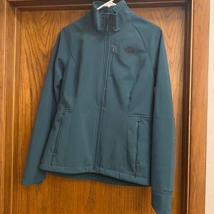 North Face Soft Shell Jacket - Emerald Green